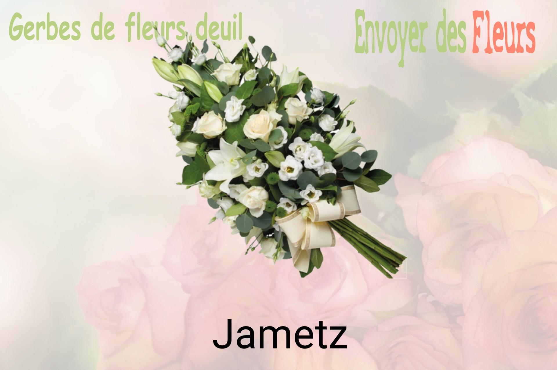 Gerbe de fleurs de deuil livrée à Jametz